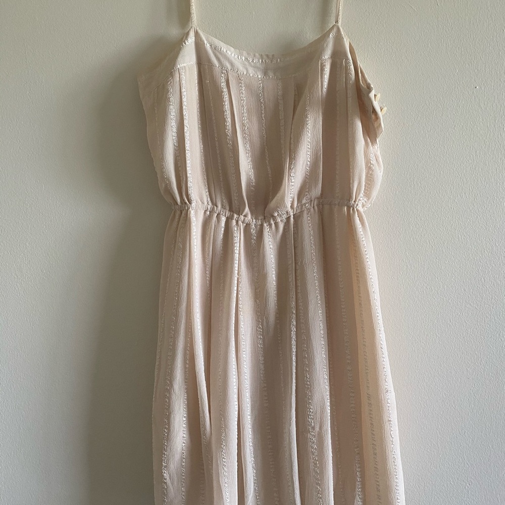 Delicate strappy mini dress